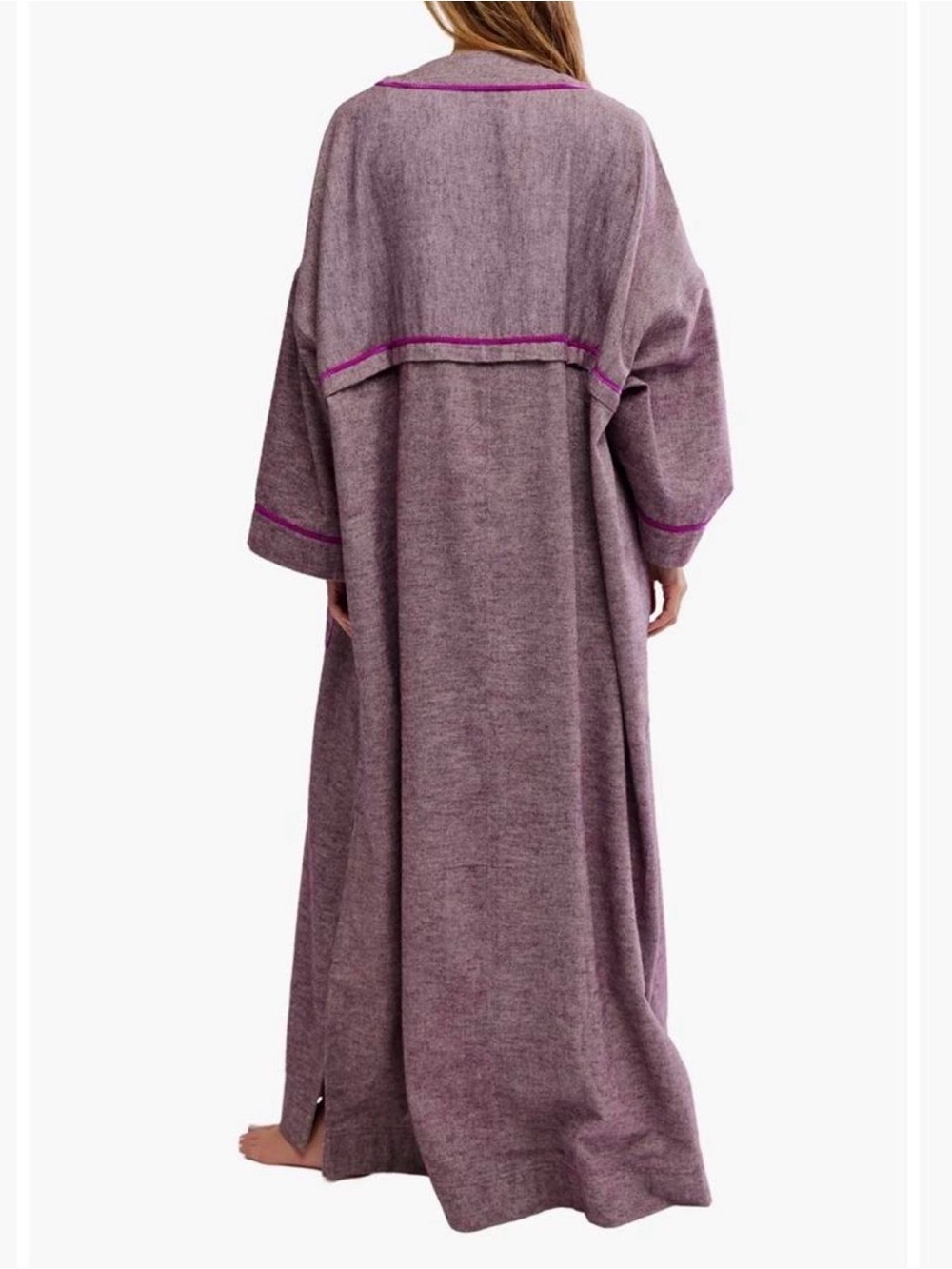 Free People Close to Home Cotton Flannel Robe, Cactus Flower